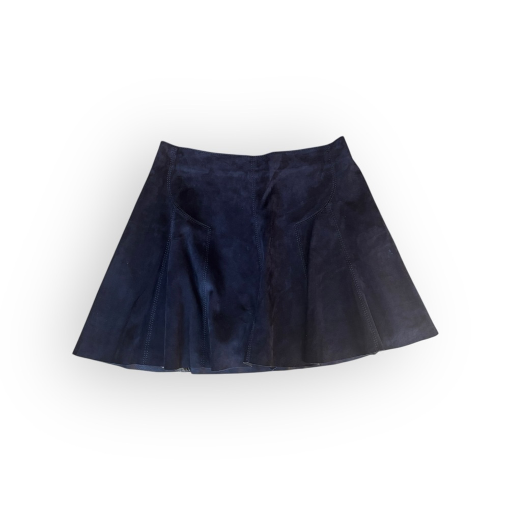 Donald J Pliner Made in Italy Vintage Suede Skirt